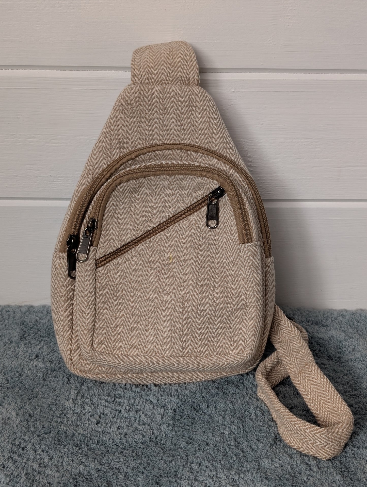 Cross body mini backpack