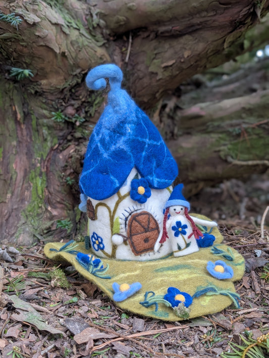 Felt handmade Fairy House