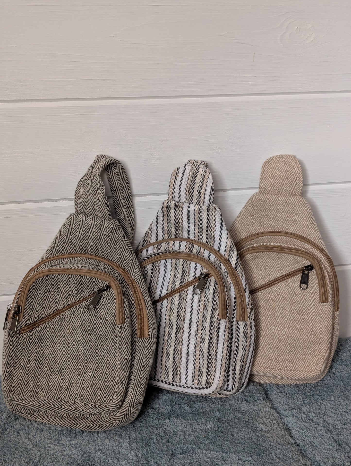 Cross body mini backpack