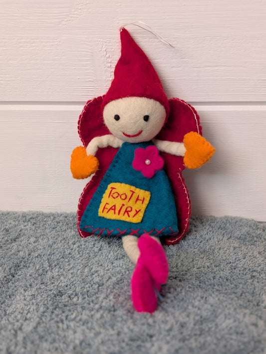 Felt handmade tooth fairy