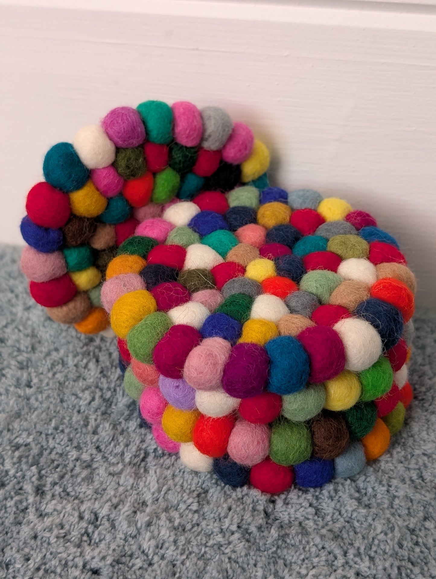 Felt handmade coasters