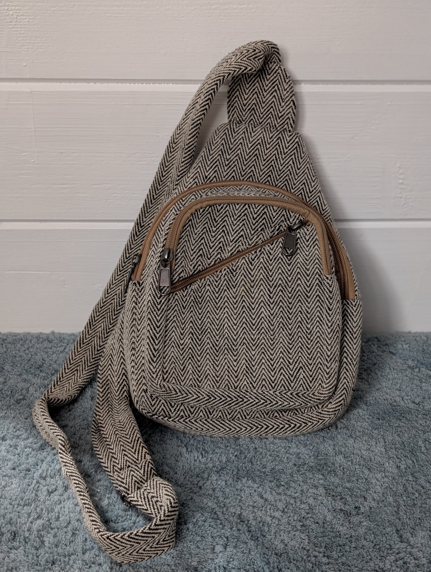 Cross body mini backpack